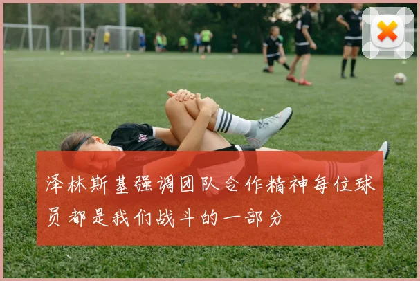 泽林斯基强调团队合作精神每位球员都是我们战斗的一部分